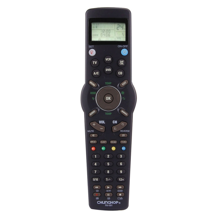 CHUNGHOP RM-L991 Universelle LCD-Fernbedienung mit Lernfunktion für TV VCR SAT CBL DVD CD A/C, RM-L991