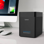 ORICO DS500U3 3,5 Zoll 5-Bay Magnettyp USB 3.0 Festplattengehäuse mit blauem LED-Anzeiger, USB 3.0
