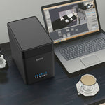 ORICO DS500U3 3,5 Zoll 5-Bay Magnettyp USB 3.0 Festplattengehäuse mit blauem LED-Anzeiger, USB 3.0