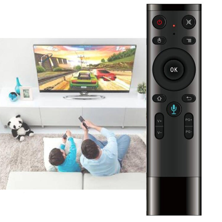 Q5 2.4G RF 3D Gebürstete Fashion Sense Universelle Sprachversion Air Mouse Fernbedienung