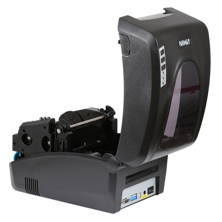 X1 Bequemer USB-Port Thermischer Automatischer Kalibrierungs-Barcode-Drucker Supermarkt, Teeladen, Restaurant, Max Unterstützte Thermopapiergröße: 57*30mm