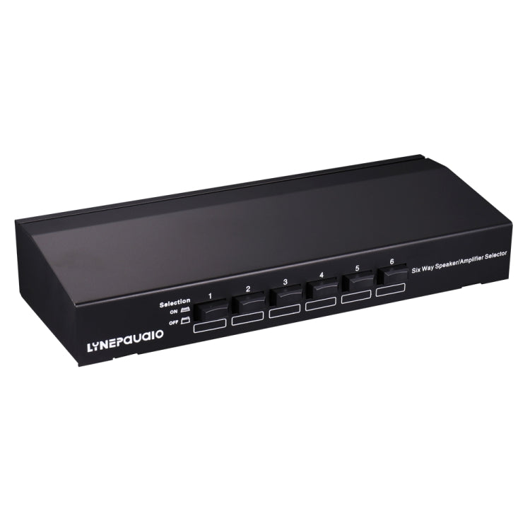 LINEPAUDIO B898 Sechs-Wege Stereo-Lautsprecher/Verstärker Komparator Bidirektionaler Selektiver Umschalter