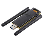 AC1200Mbps 2,4GHz & 5GHz Dual-Band USB 3.0 WiFi Adapter Externe Netzwerkkarte mit 2 externen Antennen, AC1200Mbps USB 3.0