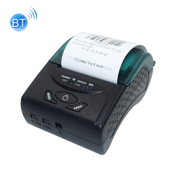 POS-5807 58mm tragbarer Thermo-Bluetooth-Belegdrucker mit USB-Anschluss, max. unterstützte Thermopapiergröße: 57x50mm