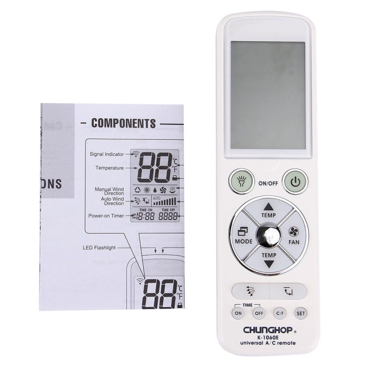 CHUNGHOP K-1060E Universelle Klimaanlagen-Fernbedienung, K-1060E