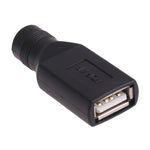 USB Buchse zu 5,5 x 2,1mm Buchse Stecker Adapter, USB Buchse zu 5,5 x 2,1mm