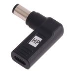 USB-C / Typ-C Buchse zu 7,4 x 5,0mm Stecker Winkeladapter für HP Laptops, 7,4 x 5,0mm Winkel (HP)