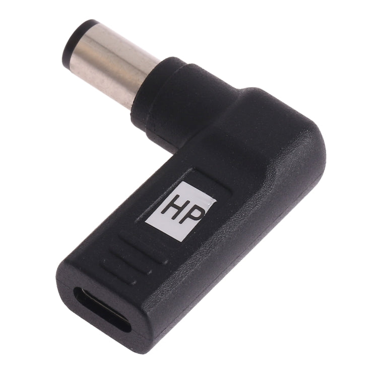 USB-C / Typ-C Buchse zu 7,4 x 5,0mm Stecker Winkeladapter für HP Laptops, 7,4 x 5,0mm Winkel (HP)