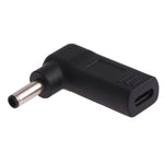 USB-C / Typ-C weiblich zu 4,5 x 3,0mm männlich Stecker Winkeladapter Verbinder, 4,5 x 3,0mm Winkel Schwarz, 4,5 x 3,0mm Winkel Blau