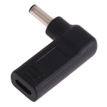USB-C / Typ-C weiblich zu 4,5 x 3,0mm männlich Stecker Winkeladapter Verbinder, 4,5 x 3,0mm Winkel Schwarz, 4,5 x 3,0mm Winkel Blau