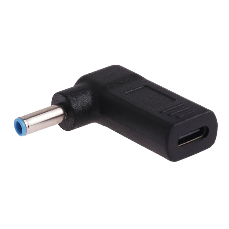 USB-C / Typ-C weiblich zu 4,5 x 3,0mm männlich Stecker Winkeladapter Verbinder, 4,5 x 3,0mm Winkel Schwarz, 4,5 x 3,0mm Winkel Blau