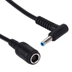 4,5 x 3,0mm Gebogener Stecker zu 7,4 x 5,0mm Buchsen Schnittstellen Stromadapterkabel für Laptop Notebook, Länge: 10cm, 4,5 x 3,0mm Gebogener Stecker (Länge: 10cm)