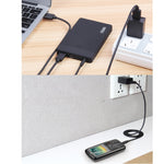 1,5m USB zu DC 3,5mm Strom Federaufrollkabel, AM zu DC 3,5mm, Länge: 1,5m