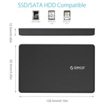 ORICO 2588US3 USB3.0 Externe Festplattenbox Gehäuse für 2,5 Zoll SATA HDD / SSD 9,5mm Laptop PC