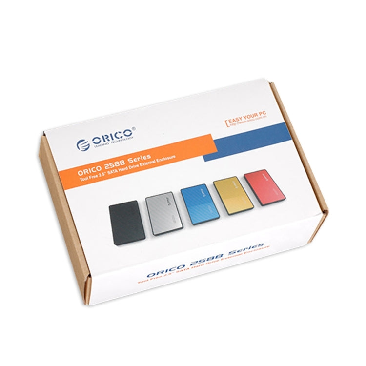 ORICO 2588US3 USB3.0 Externe Festplattenbox Gehäuse für 2,5 Zoll SATA HDD / SSD 9,5mm Laptop PC