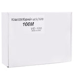 VGA & Audio Extender 1920x1440 HD 100m Cat5e / 6-568B Netzwerkkabel Sender Empfänger Adapter, Übertragungsdistanz: 100m