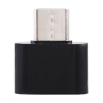 USB-C / Type-C Stecker auf USB 2.0 Buchse OTG-Datenübertragungs-Ladeadapter aus Kunststoff
