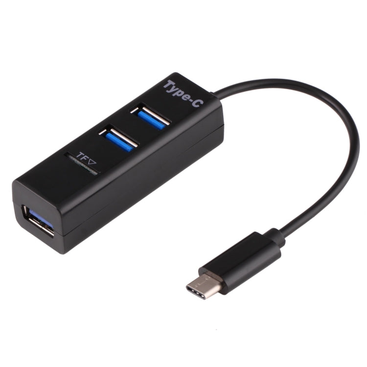 2 in 1 USB 3.1 USB-C / Typ-C zu USB 2.0 KOMBO 3 Ports HUB + TF Kartenleser, 3 Ports USB+TF Karte