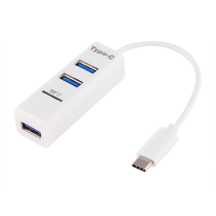 2 in 1 USB 3.1 USB-C / Typ-C zu USB 2.0 KOMBO 3 Ports HUB + TF Kartenleser, 3 Ports USB+TF Karte