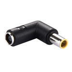 DC 4506 Stecker zu DC 7406 Buchse Stromadapter für HP Laptop Notebook, 90 Grad Winkel, DC7909 Stecker zu Buchse