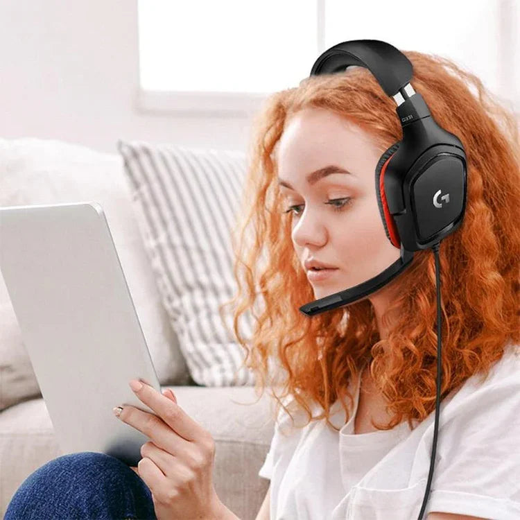 Logitech G331 Dolby 7.1 Surround Sound Stereo Faltbares Geräuschunterdrückungs-Wettkampf-Gaming-Headset, G331