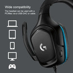 Logitech G431 Dolby 7.1 Surround Sound Stereo Faltbares Geräuschunterdrückungs-Wettkampf-Gaming-Headset, G431