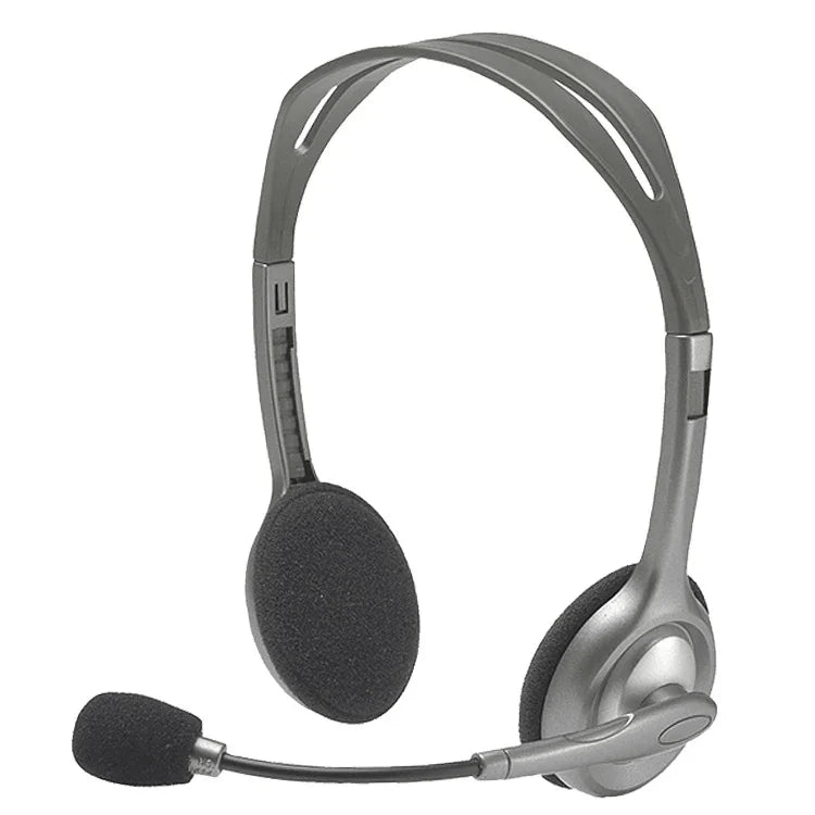 Logitech H110 Stereo-Headset mit zwei 3,5-mm-Klinkensteckern, H110