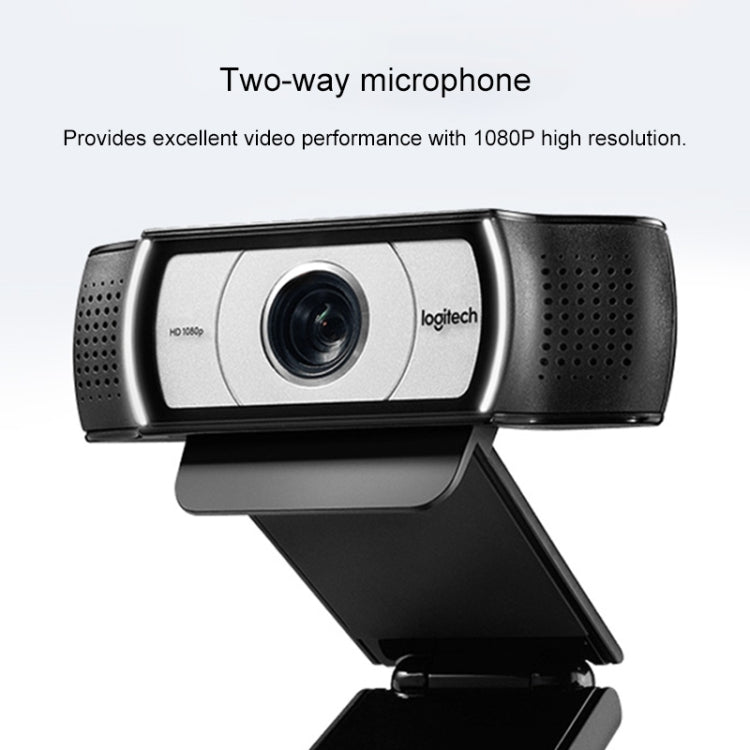 Logitech C930C 1080P 30FPS Business HD Webcam mit Schutzabdeckung, C930C
