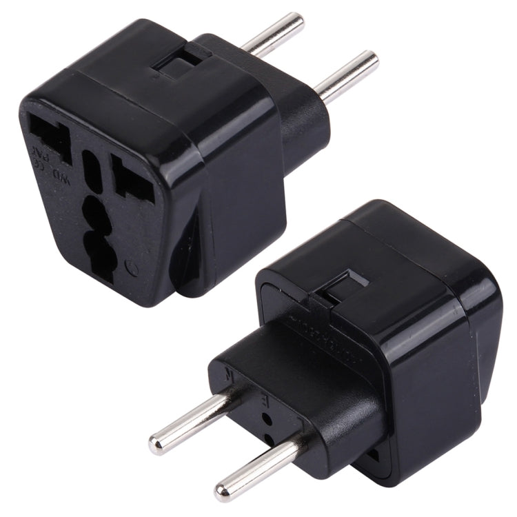 WD-9C Tragbarer US-UK-Stecker-zu-EU-Stecker Adapter Stromsteckdose Reiseadapter, EU-Stecker
