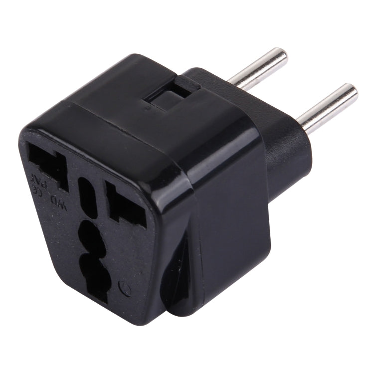 WD-9C Tragbarer US-UK-Stecker-zu-EU-Stecker Adapter Stromsteckdose Reiseadapter, EU-Stecker