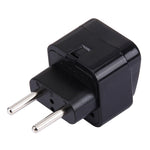 WD-9C Tragbarer US-UK-Stecker-zu-EU-Stecker Adapter Stromsteckdose Reiseadapter, EU-Stecker