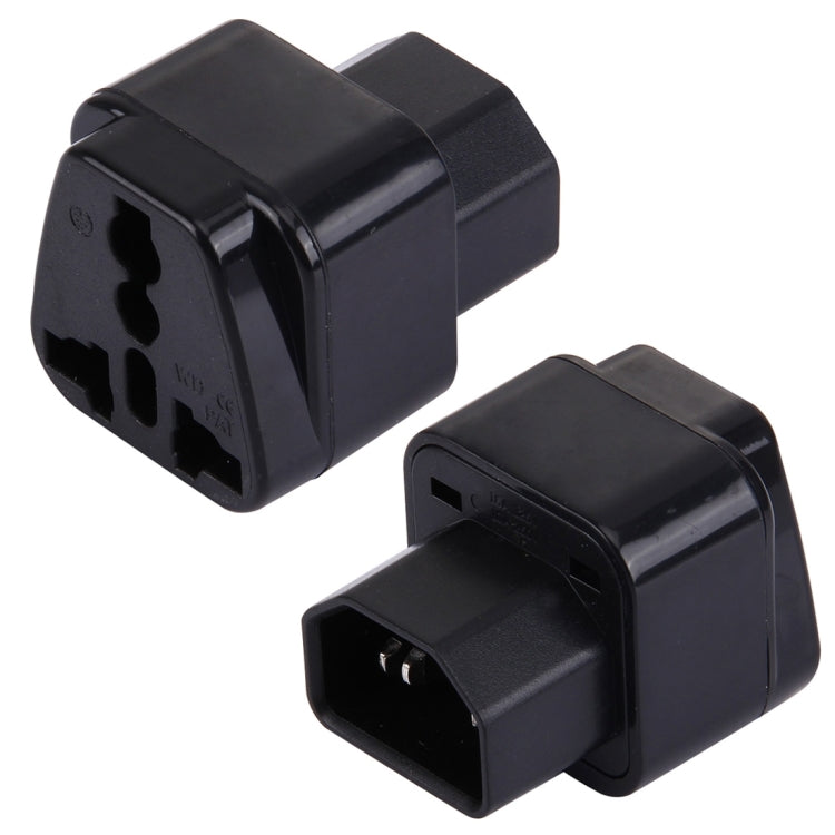 WD-320 Tragbarer universeller Stecker-zu-C13-C14-Steckdosen Adapter Strom Reiseadapter, C13-C14 Steckdose