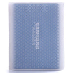 PT500 Kratzfeste All-inclusive Tragbare Festplatten Silikon Schutzhülle für Samsung Portable SSD T5, mit Lüftung, Rot, Weiß, Schwarz, Blau