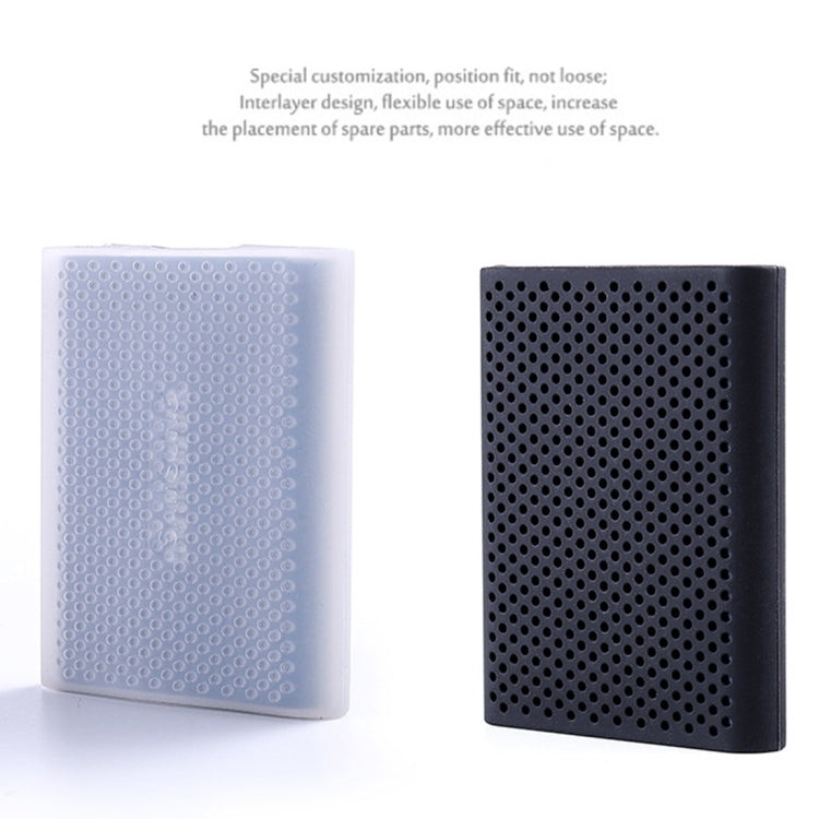 PT500 Kratzfeste All-inclusive Tragbare Festplatten Silikon Schutzhülle für Samsung Portable SSD T5, mit Lüftung, Rot, Weiß, Schwarz, Blau