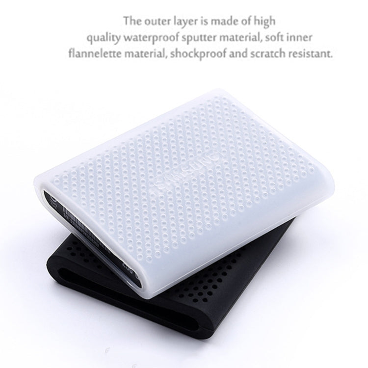 PT500 Kratzfeste All-inclusive Tragbare Festplatten Silikon Schutzhülle für Samsung Portable SSD T5, mit Lüftung, Rot, Weiß, Schwarz, Blau
