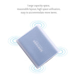 PT500 Kratzfeste All-inclusive Tragbare Festplatten Silikon Schutzhülle für Samsung Portable SSD T5, mit Lüftung, Rot, Weiß, Schwarz, Blau