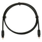 EMK 1 m OD4,0 mm Toslink Stecker zu Stecker Digitales optisches Audiokabel, Länge: 1 m