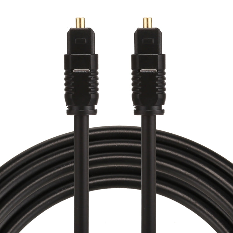EMK 2 m OD4,0 mm Toslink Stecker zu Stecker Digitales optisches Audiokabel, Länge: 2 m