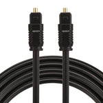 EMK 2 m OD4,0 mm Toslink Stecker zu Stecker Digitales optisches Audiokabel, Länge: 2 m