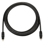 EMK 2 m OD4,0 mm Toslink Stecker zu Stecker Digitales optisches Audiokabel, Länge: 2 m