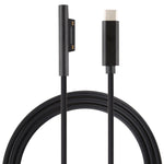 USB-C / Typ-C zu 6-Pin Magnetischem Stecker Laptop Stromladekabel für Microsoft Surface Pro 7 / 6 / 5, Kabellänge: ca. 1,5m, für Microsoft Surface Pro 7 / 6 / 5