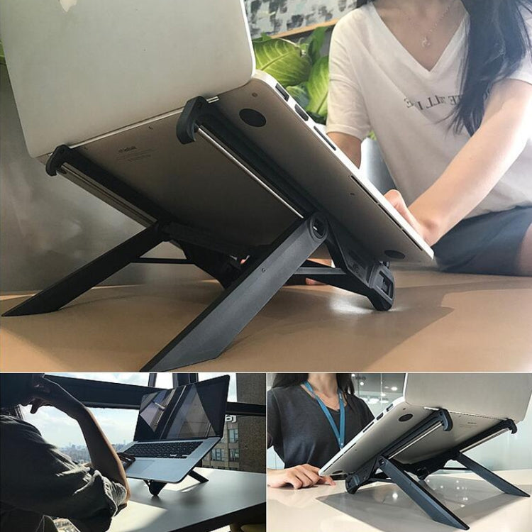 NEXSTAND Laptop Höhenverlängerungs-Halter Ständer Klappbar Tragbarer Computer Wärmeableitungs-Halterung, Größe: 27x3.9x3.6cm