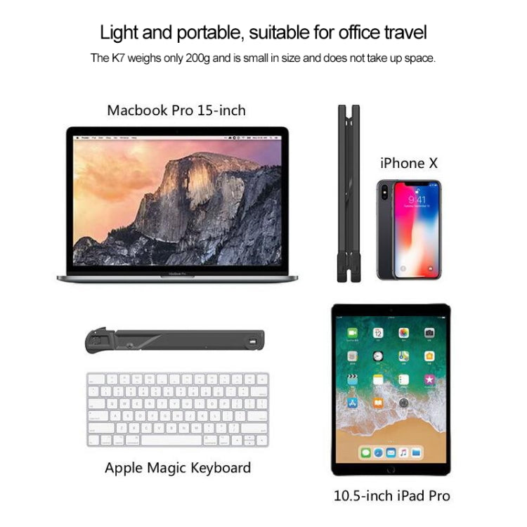 NEXSTAND Laptop Höhenverlängerungs-Halter Ständer Klappbar Tragbarer Computer Wärmeableitungs-Halterung, Größe: 27x3.9x3.6cm