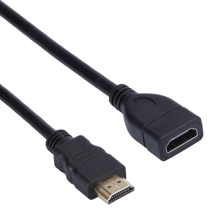 1,5m Hochgeschwindigkeits HDMI 19-Pin Stecker zu HDMI 19-Pin Buchse Adapterkabel, Länge: 1,5m