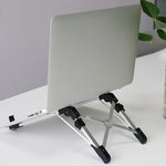 Aluminiumlegierung Laptop Höhenverlängerungs-Halter Ständer Klappbar Tragbarer Computer Wärmeableitungs-Halterung, Größe: 24.5x3.3x2.8cm