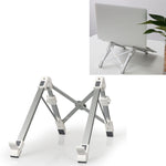 Aluminiumlegierung Laptop Höhenverlängerungs-Halter Ständer Klappbar Tragbarer Computer Wärmeableitungs-Halterung, Größe: 24.5x3.3x2.8cm