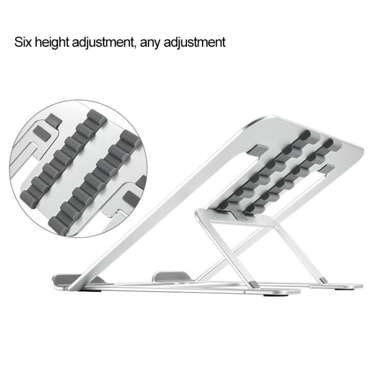 Laptop Höhenverlängerungs-Halter Ständer Klappbar Tragbarer Computer Wärmeableitungs-Halterung, Größe: 22.3x23.5x1.3cm