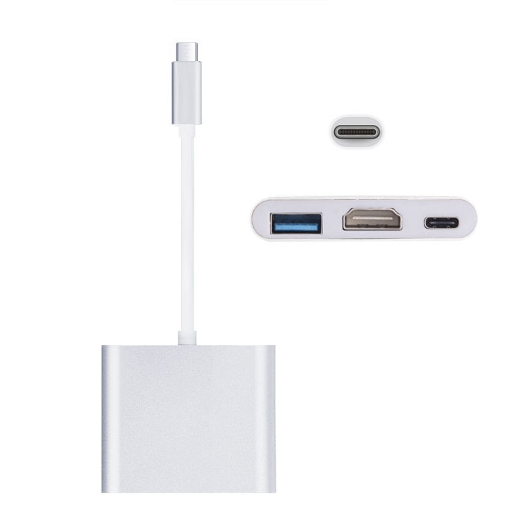 USB-C / Typ-C 3.1 Stecker zu USB-C / Typ-C 3.1 Buchse & HDMI Buchse & USB 3.0 Buchse Adapter, Typ-C+USB+HDMI (J), Typ-C+USB+HDMI (G), Typ-C+USB+HDMI (B), Typ-C+USB+HDMI (S)