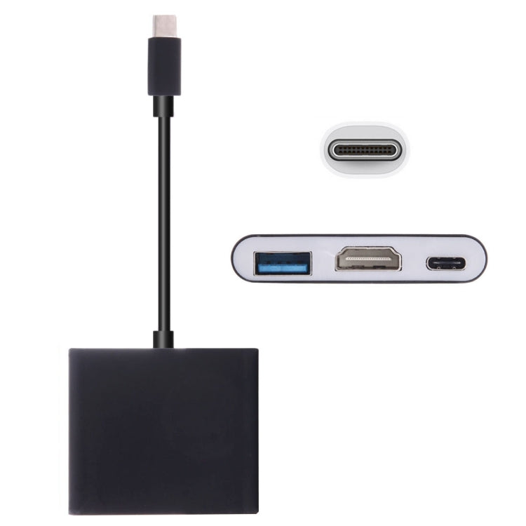 USB-C / Typ-C 3.1 Stecker zu USB-C / Typ-C 3.1 Buchse & HDMI Buchse & USB 3.0 Buchse Adapter, Typ-C+USB+HDMI (J), Typ-C+USB+HDMI (G), Typ-C+USB+HDMI (B), Typ-C+USB+HDMI (S)