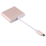 USB-C / Typ-C 3.1 Stecker zu USB-C / Typ-C 3.1 Buchse & HDMI Buchse & USB 3.0 Buchse Adapter, Typ-C+USB+HDMI (J), Typ-C+USB+HDMI (G), Typ-C+USB+HDMI (B), Typ-C+USB+HDMI (S)